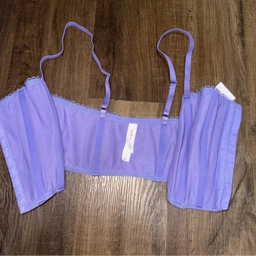 NWT Target Auden Purple Corset Top